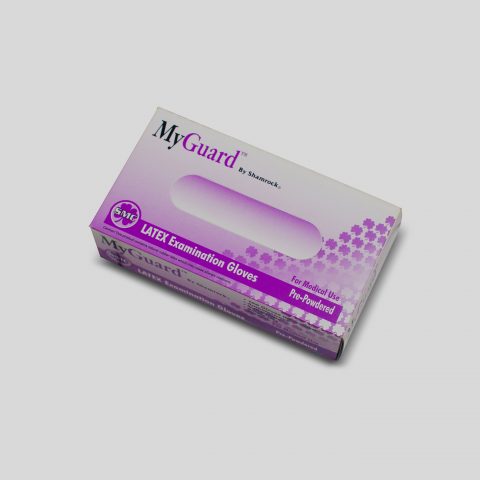 myGuard-Latex-Examination-Gloves POWDERED (purple) 3